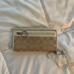 Tan Coach Wallet